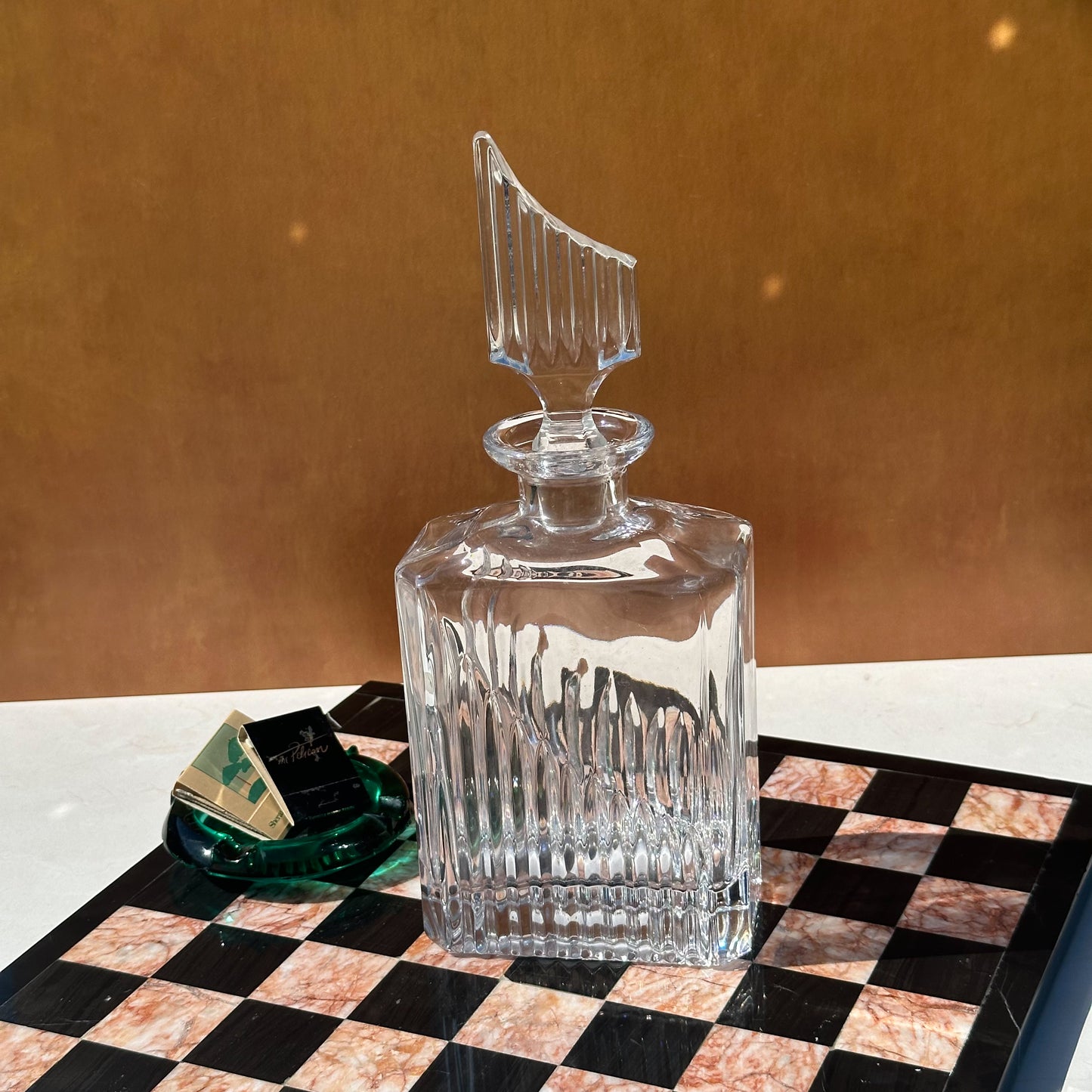 Vintage Crystal Art Deco Inspired Decanter