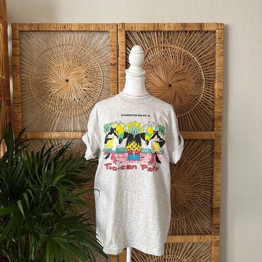 Clearwater Beach “Toucan Party” Vintage T-Shirt